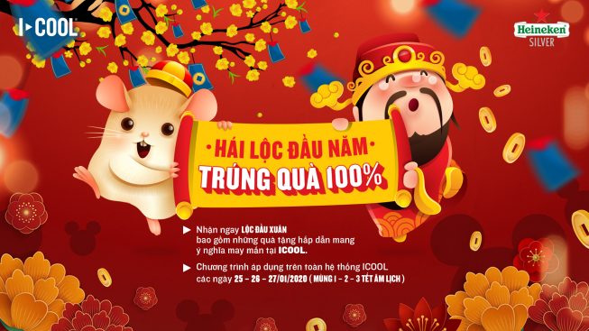 “HÁI LỘC ĐẦU NĂM” CÙNG ICOOL – CỨ HÁI LÀ CÓ QUÀ