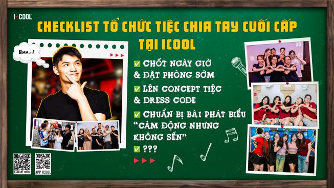 ICOOL MÁCH BẠN BÍ KÍP TỔ CHỨC TIỆC CHIA TAY CUỐI CẤP