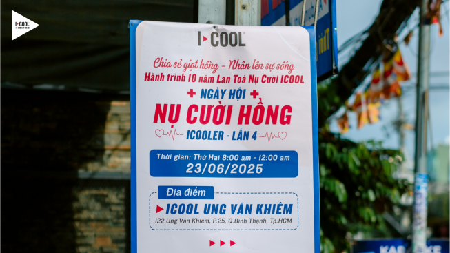 NGÀY HỘI NỤ CƯỜI HỒNG 2025 - LẦN 4: HÀNH TRÌNH LAN TỎA NỤ CƯỜI CÙNG ICOOL