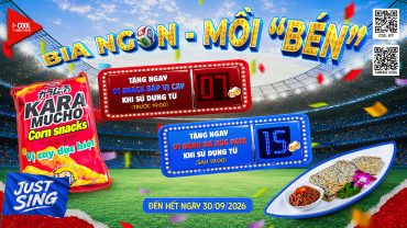BIA NGON ĐẾN ICOOL UỐNG, MỒI BÉN CÓ ICOOL MỜI