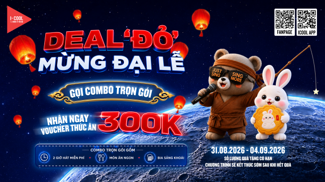 2/9 NÀY ĐI ICOOL ĐI, CÓ DEAL TẶNG VOUCHER ĂN MỪNG ĐẠI LỄ SIÊU TO ĐÓ